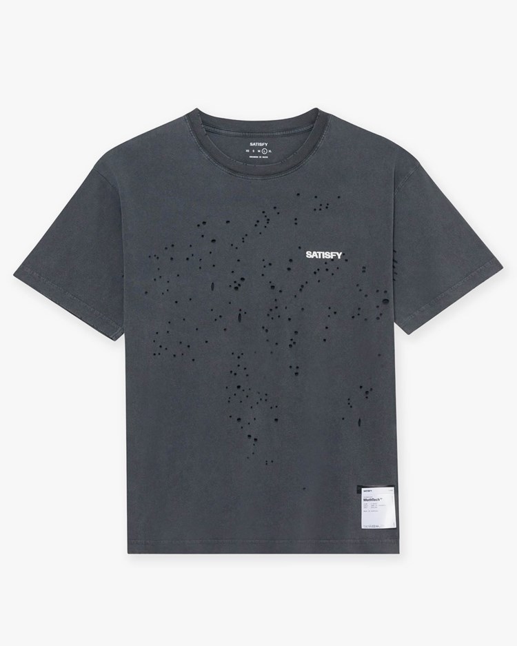 Satisfy MothTech T-Shirt Aged Black SAB