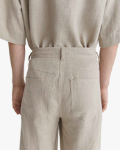 Séfr Arno Trouser Beige Concrete Linen