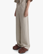 Séfr Arno Trouser Beige Concrete Linen