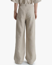 Séfr Arno Trouser Beige Concrete Linen