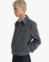 Séfr Tazio Jacket Marble Charcoal Twill