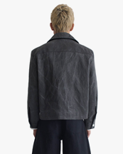 Séfr Tazio Jacket Marble Charcoal Twill