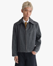Séfr Tazio Jacket Marble Charcoal Twill