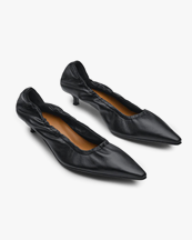 ATP Atelier Valfurva Mid Heel Pump Black