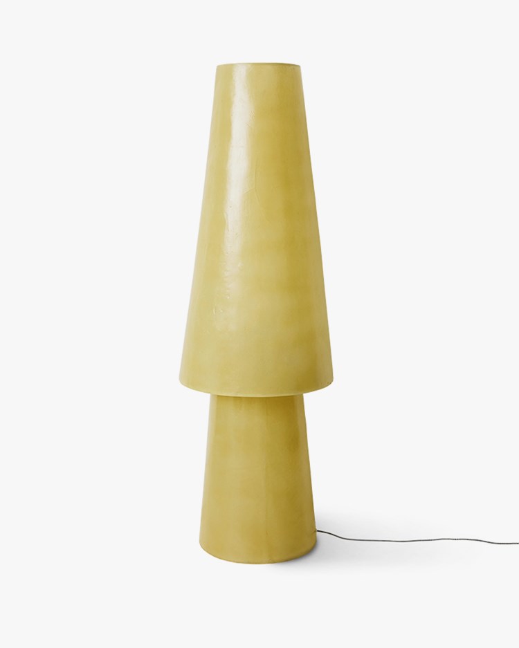HK Living Glassfiber Floor Lamp Soft Green
