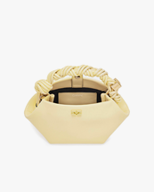 Ganni Bou Bag Mini Yellow Cream