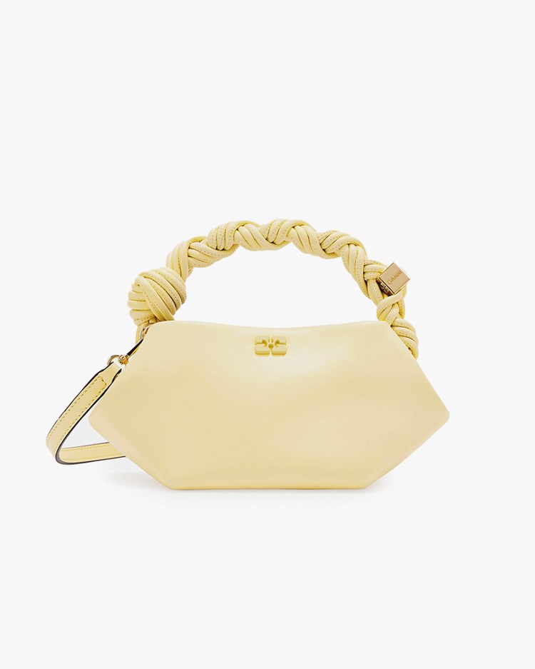 Ganni Bou Bag Mini Yellow Cream