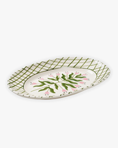 Pick a Poppy Madelen Möllard Tulip Serving Plate Green