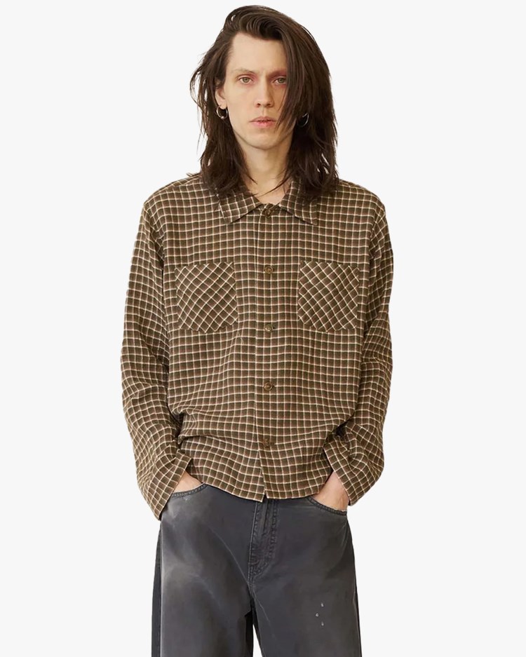 Stockholm Surfboard Club Club Overshirt Green Check - Vallgatan 12