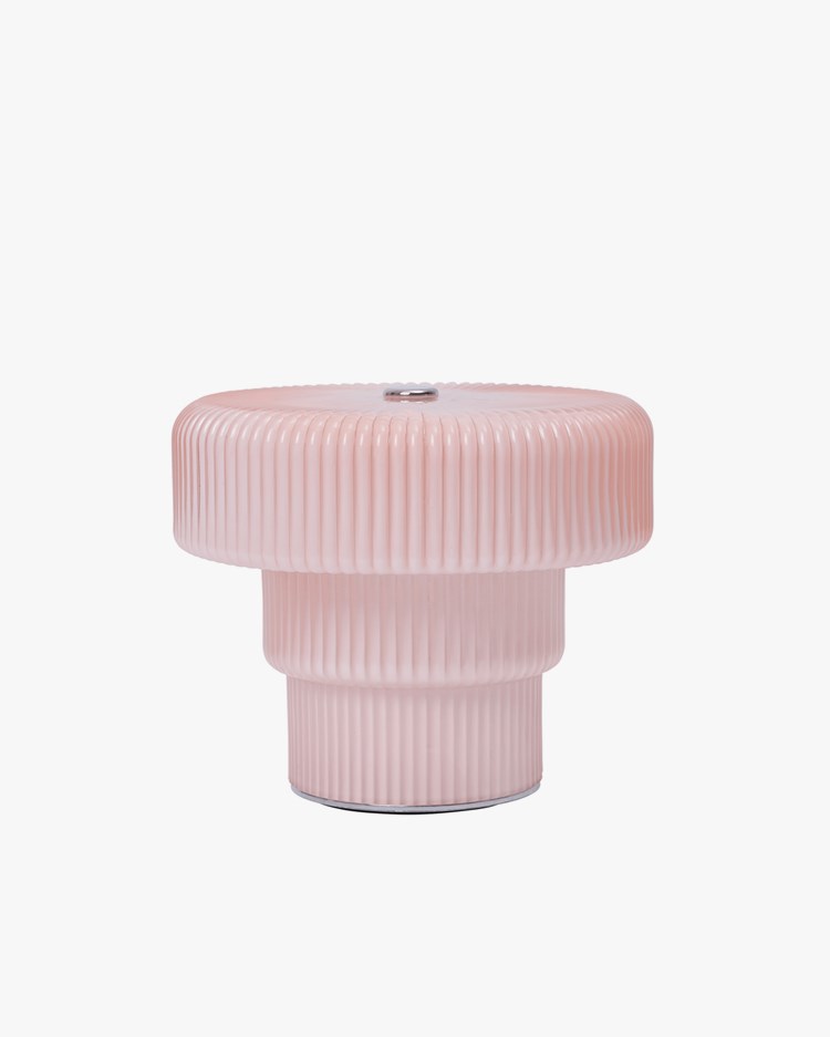 Ferm Living Ripple Portable Lamp Pale Rose