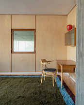 Layered Shaggy Edge Wool Rug Eden