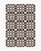 Layered Evelina Kroon Shaggy Rug Chestnut