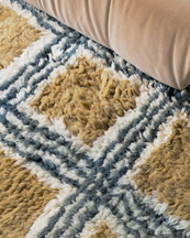 Layered Evelina Kroon Shaggy Rug Pergola