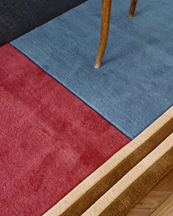 Layered Gio Wool Rug Doppio Rossa