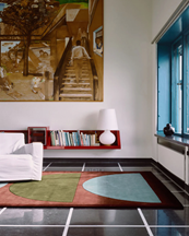 Layered Gio Wool Rug Coppa Canella