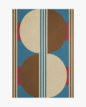 Layered Gio Wool Rug Mezza Confetto