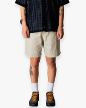 Woodbird Bommy Linen Shorts Stone