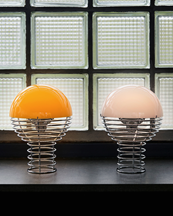 Verpan Wire Portable Lamp Yellow