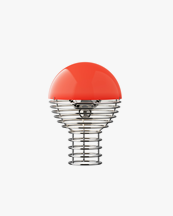 Verpan Wire Portable Lamp Red