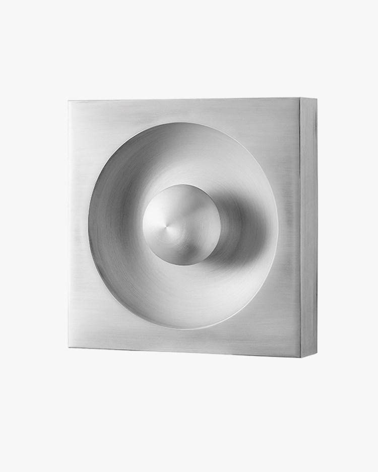 Verpan Spiegel Wall/Ceiling Lamp Brushed Aluminium