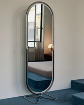 Verpan System 1-2-3 Mirror With Butterfly Base Chrome