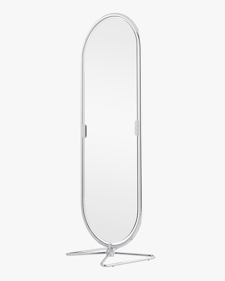 Verpan System 1-2-3 Mirror With Butterfly Base Chrome