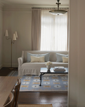 Layered Röllakan Selma Wool Rug Dove