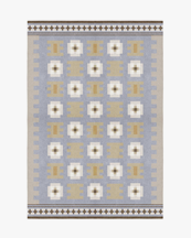 Layered Röllakan Selma Wool Rug Dove