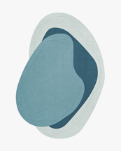 Layered Erik Bratsberg Lozza Rug Teal