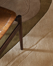 Layered Erik Bratsberg Lozza Rug Olive