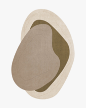 Layered Erik Bratsberg Lozza Rug Olive