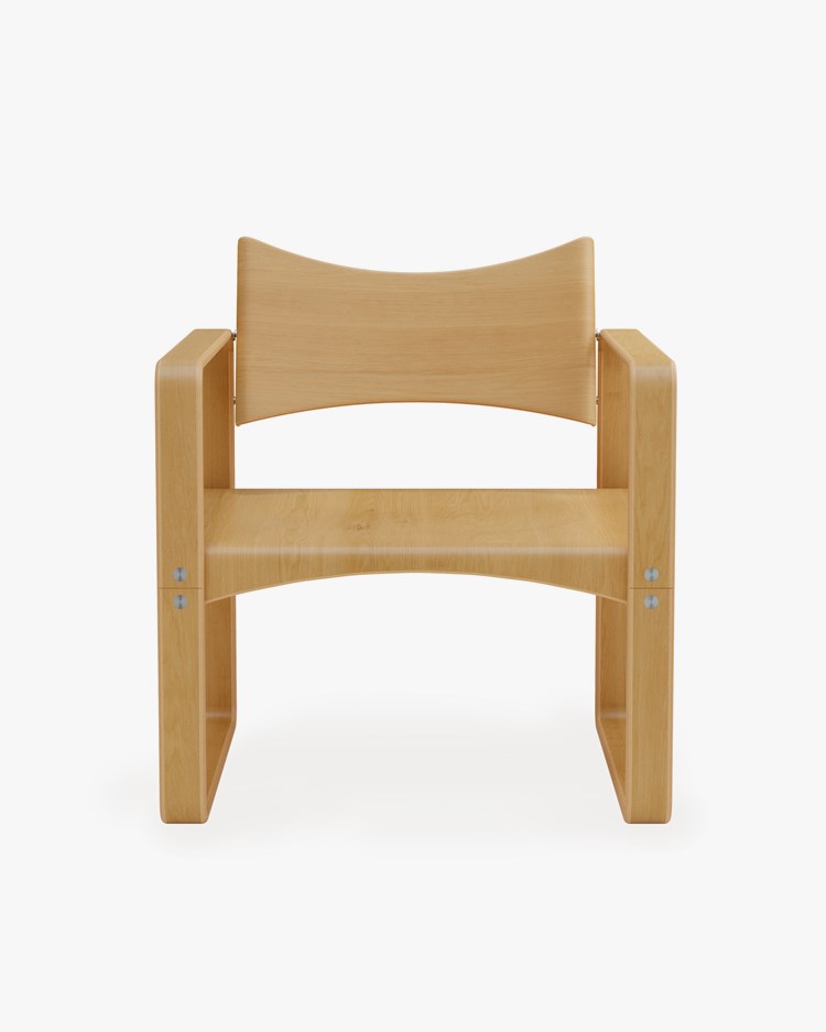 Verpan Series 270 F Armchair Honey-Stained