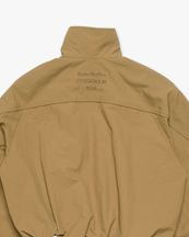 Acne Studios Nylon Logo Jacket Dark Khaki