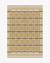 Layered Röllakan Ruth Wool Rug Harvest Yellow