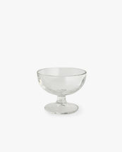 Hay Glass Dessert Bowl Clear