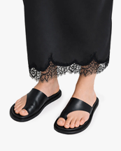 ATP Atelier Rosanna Sandals Black Vacchetta