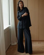 A Part of the art Soul Crinkled Shirt Black