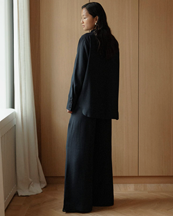 A Part of the art Soul Crinkled Shirt Black