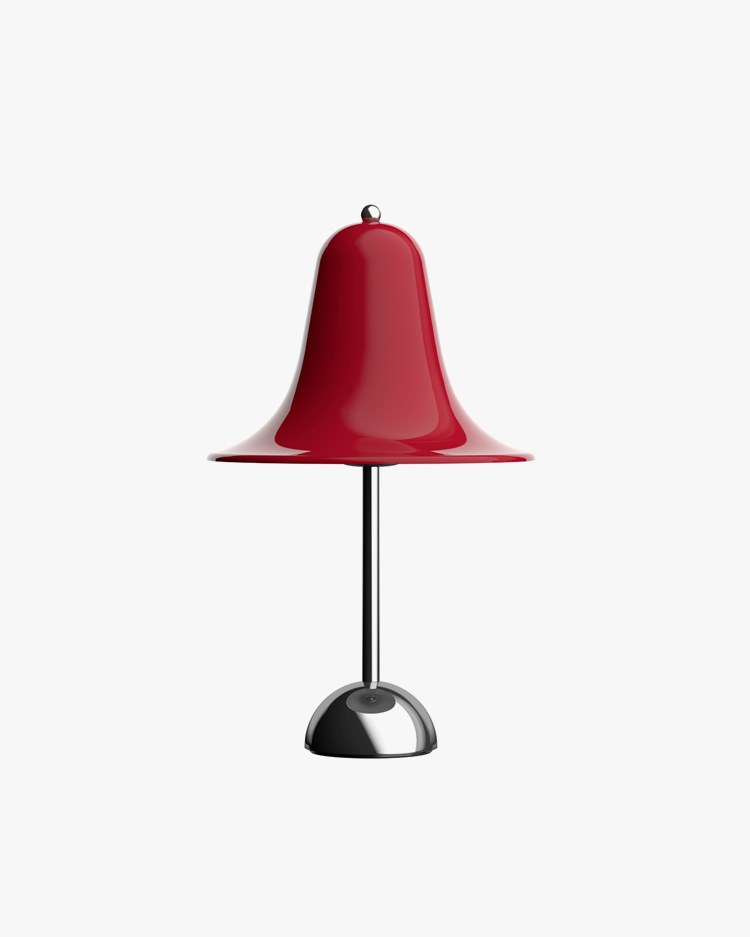 Verpan Pantop Table Lamp Ø23 Cherry Red