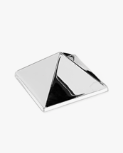 Verpan Mirror Sculptures 1 Pyramid Silver