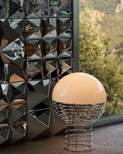 Verpan Mirror Sculptures 4 Pyramids Silver