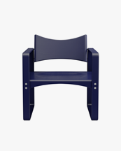 Verpan Series 270 F Armchair Blue