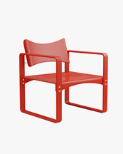 Verpan Series 270 F Armchair Red
