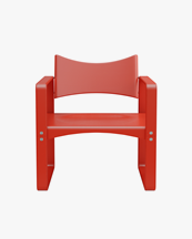 Verpan Series 270 F Armchair Red