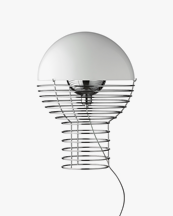 Verpan Wire Table Lamp Ø40 Chromewhite