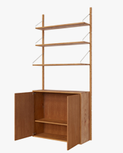 Frama Shelf Library Medium Cabinet Section Natural Oak
