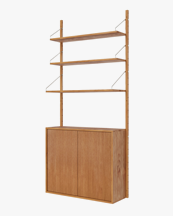 Frama Shelf Library Medium Cabinet Section Natural Oak