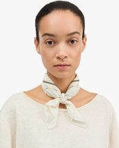 Skall Studio Skall Floral Scarf Off White