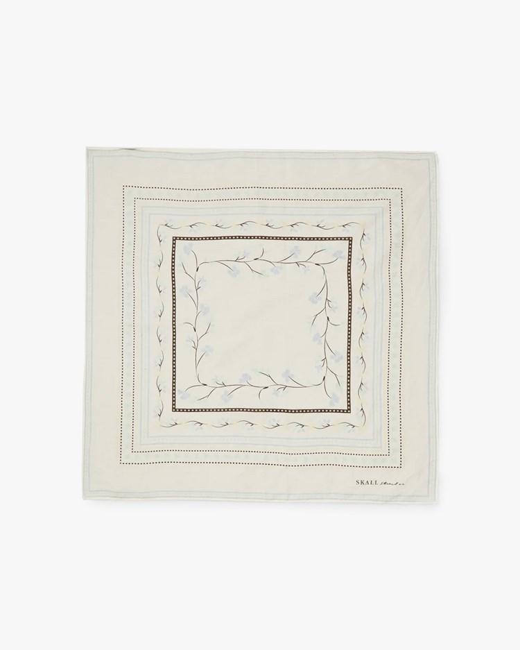 Skall Studio Skall Floral Scarf Off White