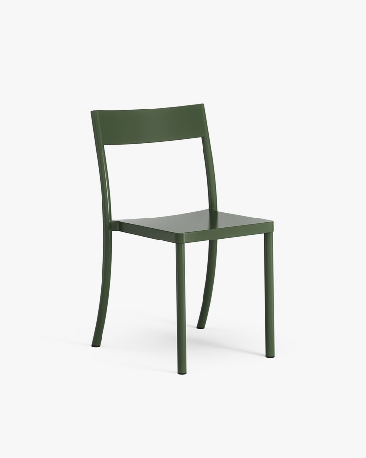 Bebo Objects A-Stack Chair Chrome Green